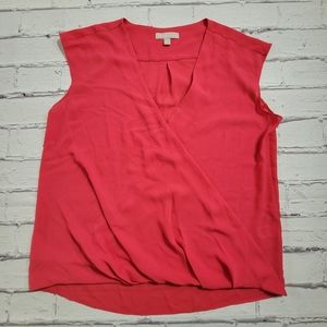 Bold Magenta V-Neck Tank Top